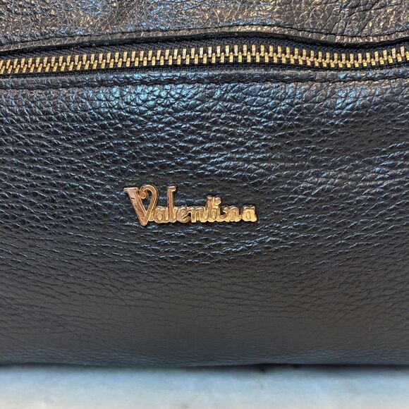 Valentina Bag Purse Handbag Leather Italian Pebbled Convertible Strap Shoulder - Picture 3 of 16